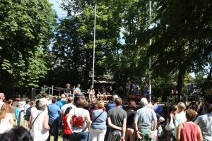 Die Trommel-AG begeistert..